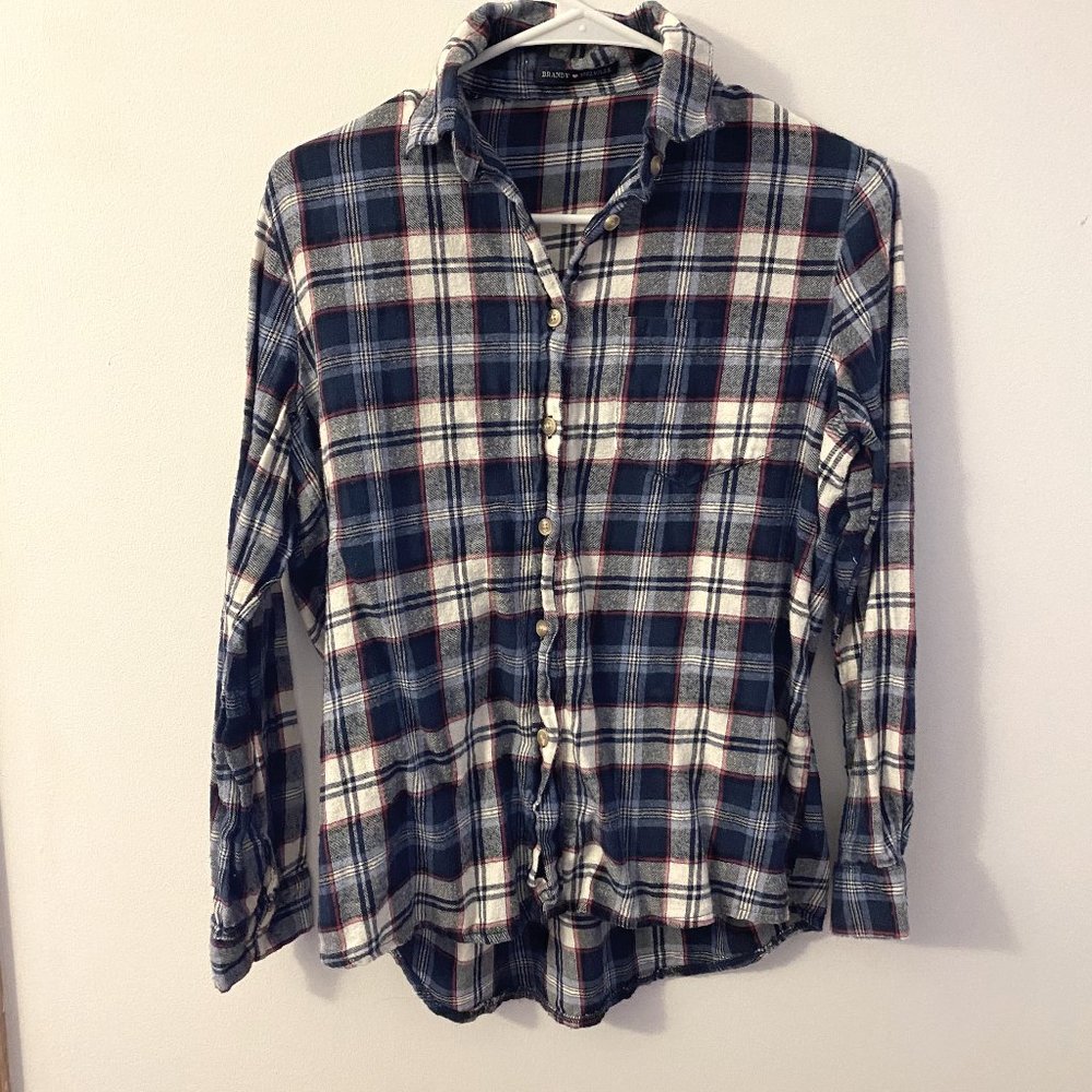 Brandy Melville Flannel Button Down